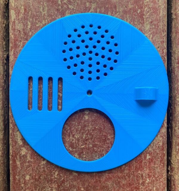 UV-Reactive Blue Entrance Disc